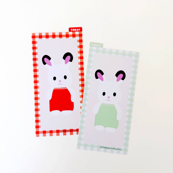 Double-Sided Weeks Pencil Board: Bunny