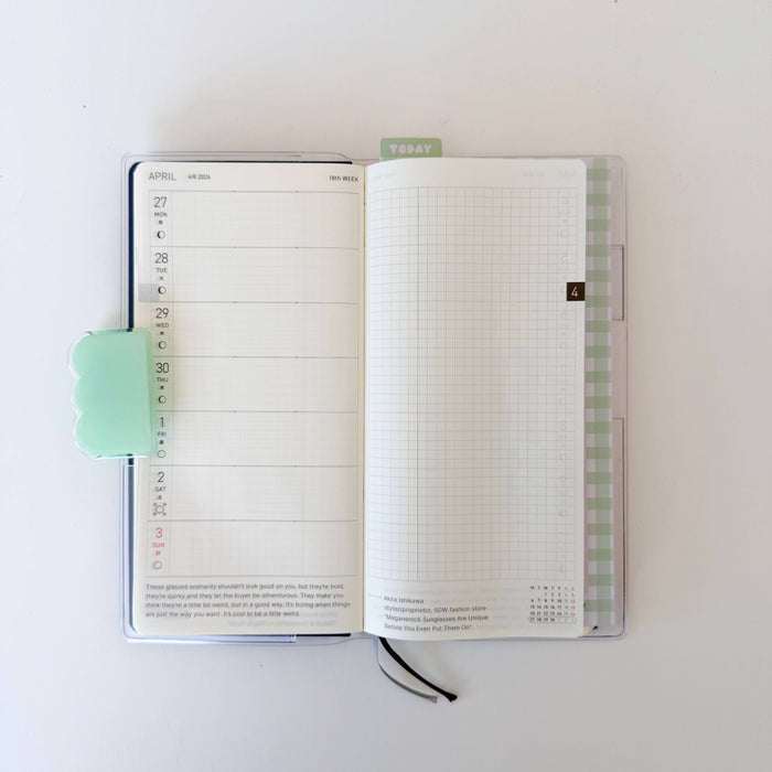 Double-Sided Weeks Pencil Board: Bunny