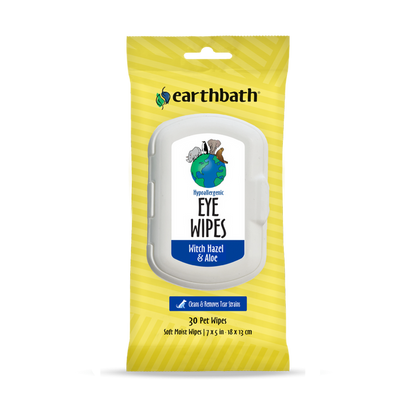 Earthbath Eye Wipes 30ct Cat & Dog