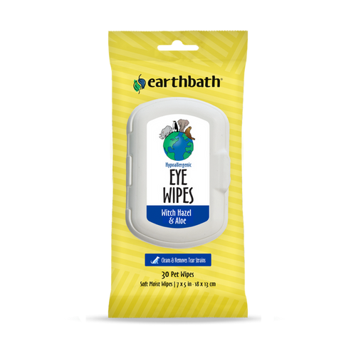 Earthbath Eye Wipes 30ct Cat & Dog