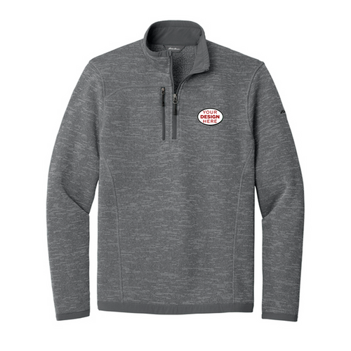 Eddie Bauer® Sweater Fleece 1/4-Zip Full Color Patch