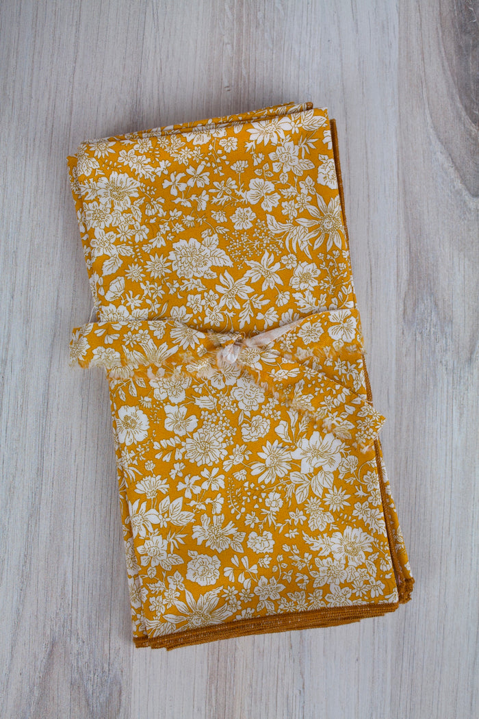Emily Belle Napkins in Saffron (Liberty of London Fabric)