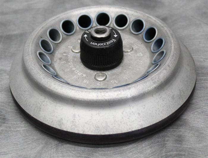 Eppendorf F-45-18-11 Centrifuge Fixed-Angle Rotor 18x1.5-2mL 5424706002 14K RPM