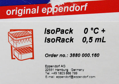 Eppendorf 0.5mL IsoRack specifications