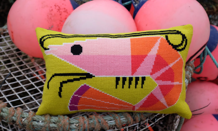 Erica The Prawn Needlepoint Kit