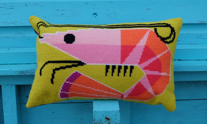 Erica The Prawn Needlepoint Kit