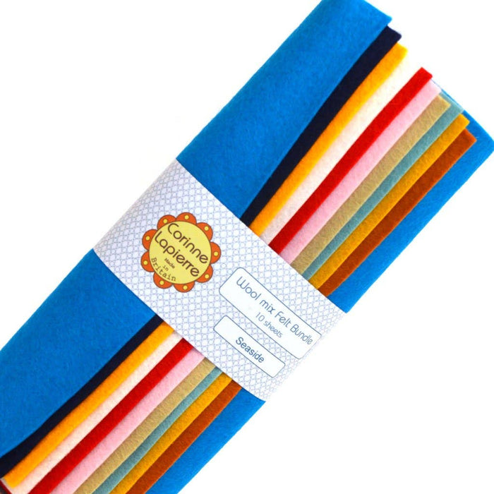 Felt Bundle of 10 Sheets by Corinne Lapierre