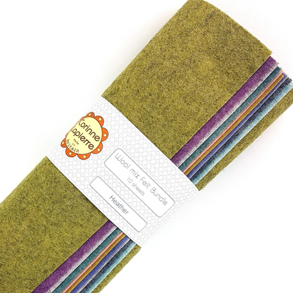 Felt Bundle of 10 Sheets by Corinne Lapierre