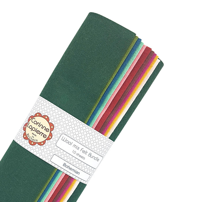 Felt Bundle of 10 Sheets by Corinne Lapierre