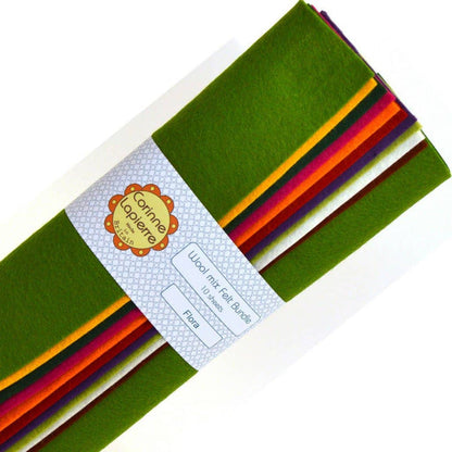 Felt Bundle of 10 Sheets by Corinne Lapierre