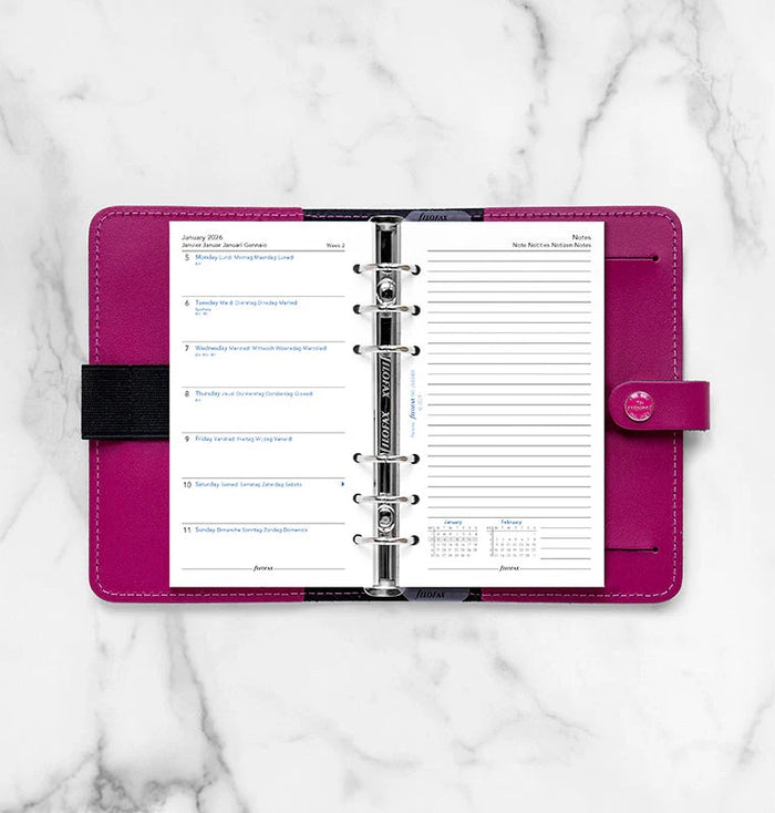 Filofax - 2026 Dated Personal Size Weekly Refills