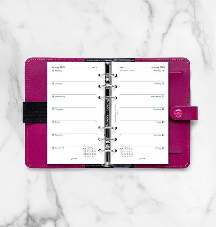 Filofax - 2026 Dated Personal Size Weekly Refills