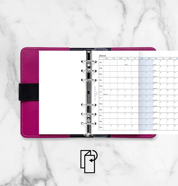 Filofax - 2026 Dated Personal Size Yearly Refills