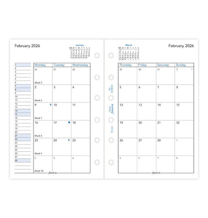 Filofax - 2026 Dated Pocket Size Monthly Refills