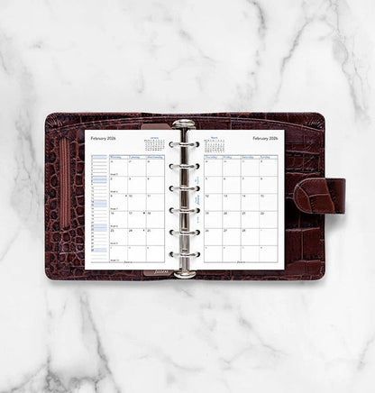 Filofax - 2026 Dated Pocket Size Monthly Refills