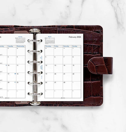 Filofax - 2026 Dated Pocket Size Monthly Refills