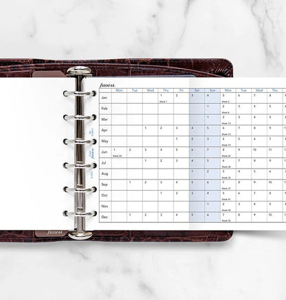 Filofax - 2026 Dated Pocket Size Yearly Refills