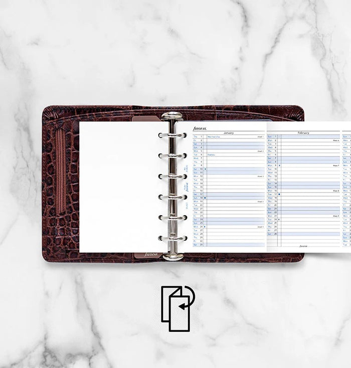 Filofax - 2026 Dated Pocket Size Yearly Refills