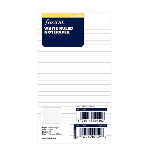 Filofax - Personal Size Paper Refills