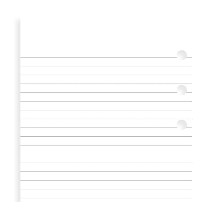 Filofax - Personal Size Paper Refills