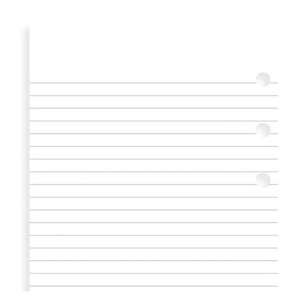 Filofax - Personal Size Paper Refills