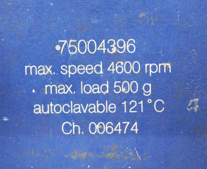 Fisher Scientific Rotor Microplate Bucket Specifications 75004393