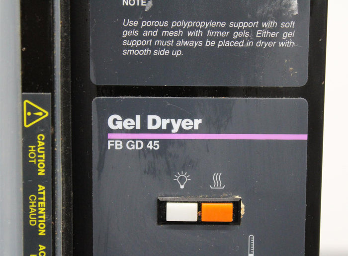 Fisher Scientific Fisher Biotech Gel Dryer FB GD 45