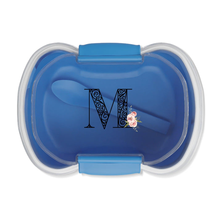 Floral Letters: Letter M - Peony - Two-tier Bento Box - Whippie's