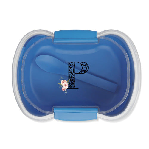 Floral Letters: Letter P - Peony - Two-tier Bento Box - Whippie's