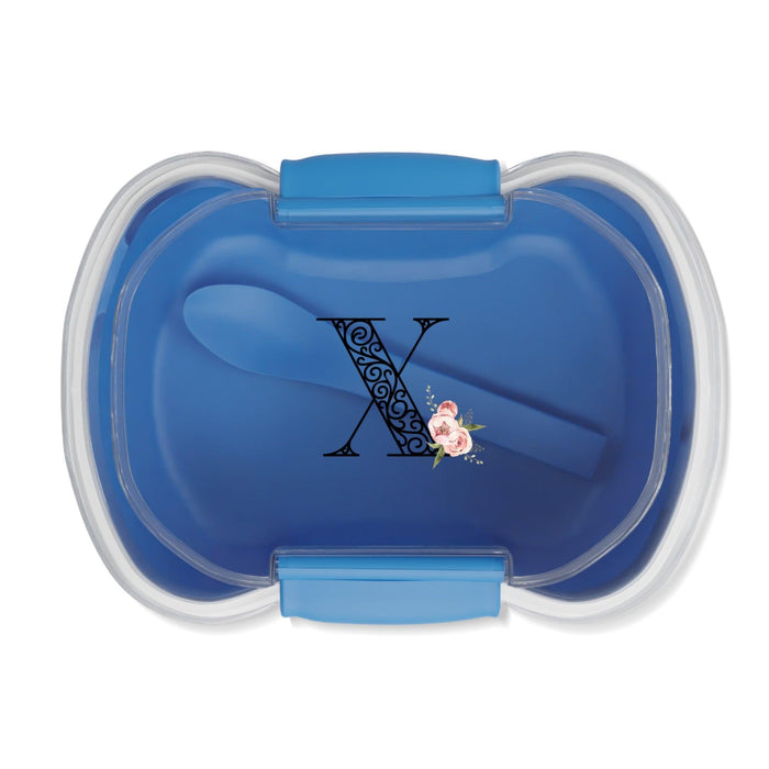 Floral Letters: Letter X - Peony - Two-tier Bento Box - Whippie's