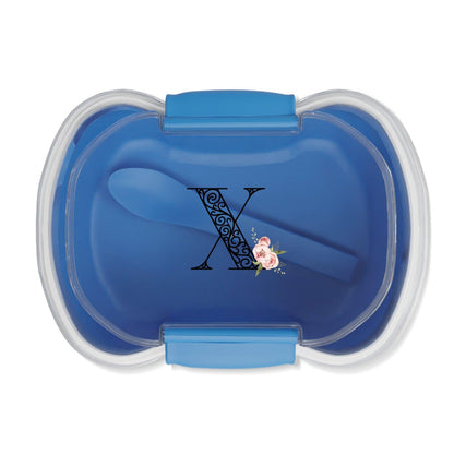 Floral Letters: Letter X - Peony - Two-tier Bento Box - Whippie's