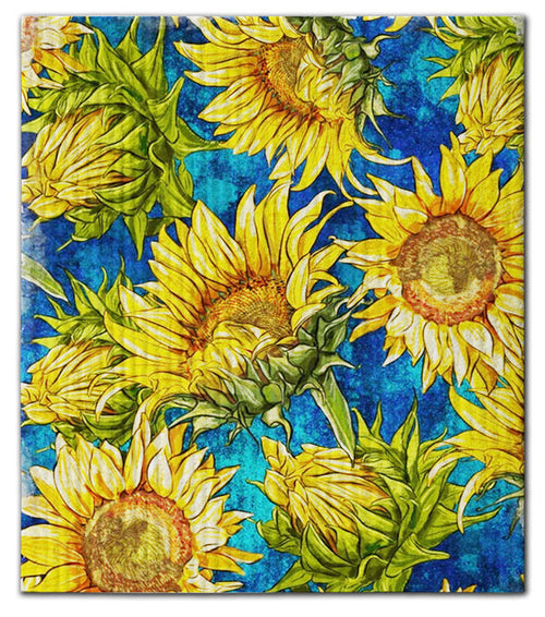 Flowers Sunflower Dishcloth - CJ Bella Co.