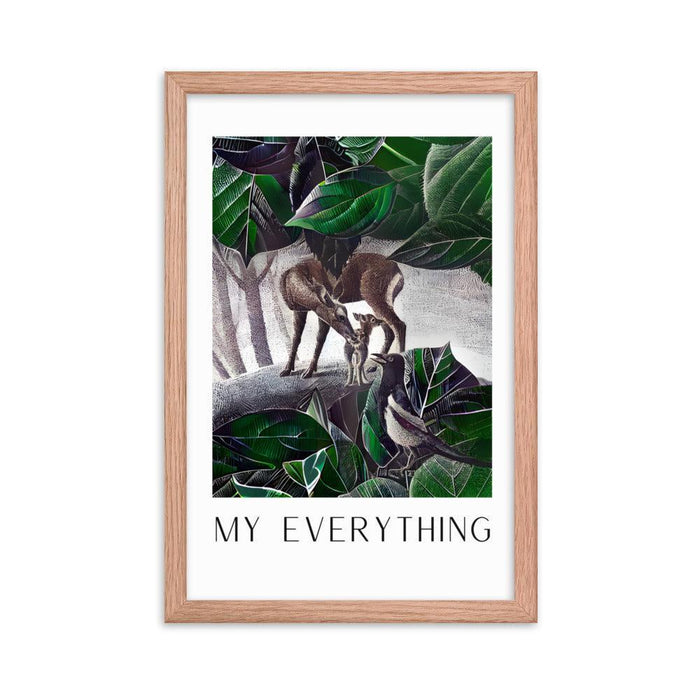 Red Oak / 12″×18″