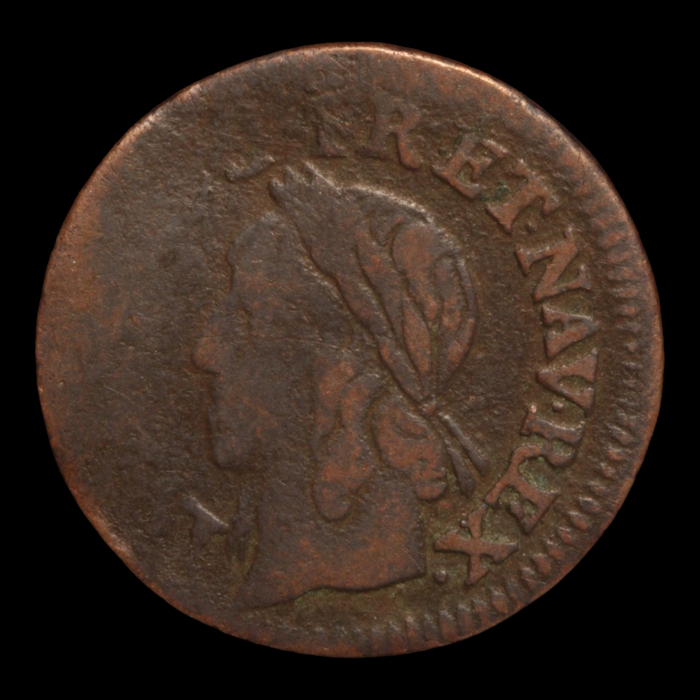 France, King Louis XIII, Double Tournois - 1643 - France