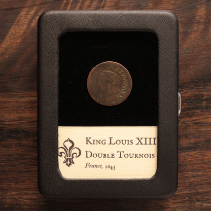 France, King Louis XIII, Double Tournois - 1643 - France