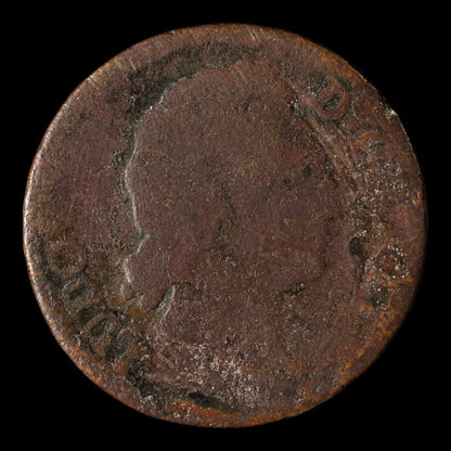 France, King Louis XV, AE (Copper) 1/2 Sol - 1770 CE - France
