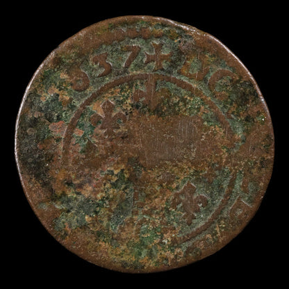 France, Principality of Sedan, Prince Frédéric Maurice, Double of Sedan - 1637 CE - French States