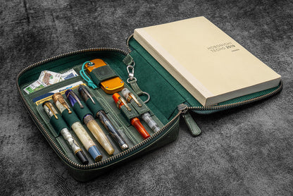 Galen Leather Expansi-Folio Zip Leather a5