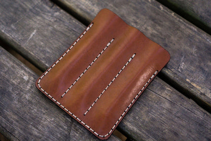 Galen Leather Triple Fountain Pen Case