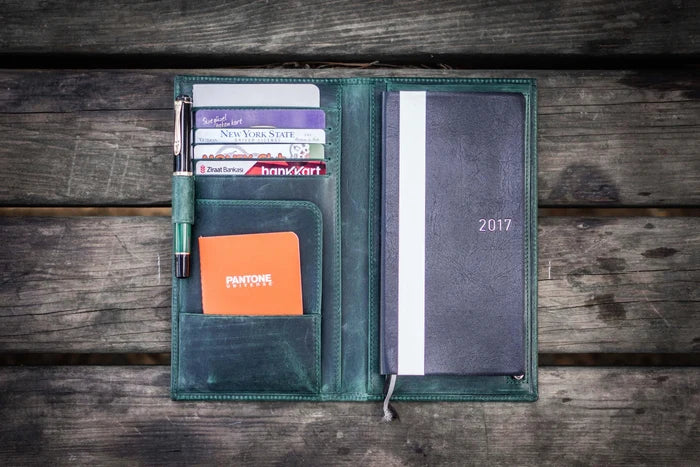 Galen Leather Wallet for Hobonichi Weeks/Regular Size