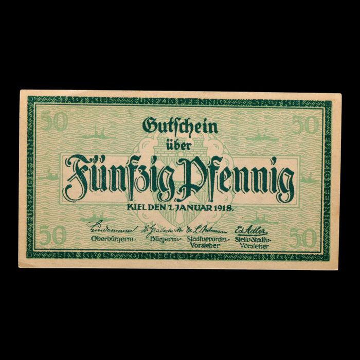 German Empire, City of Kiel, 50 Pfennigs (Notgeld)