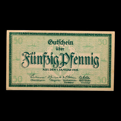 German Empire, City of Kiel, 50 Pfennigs (Notgeld)