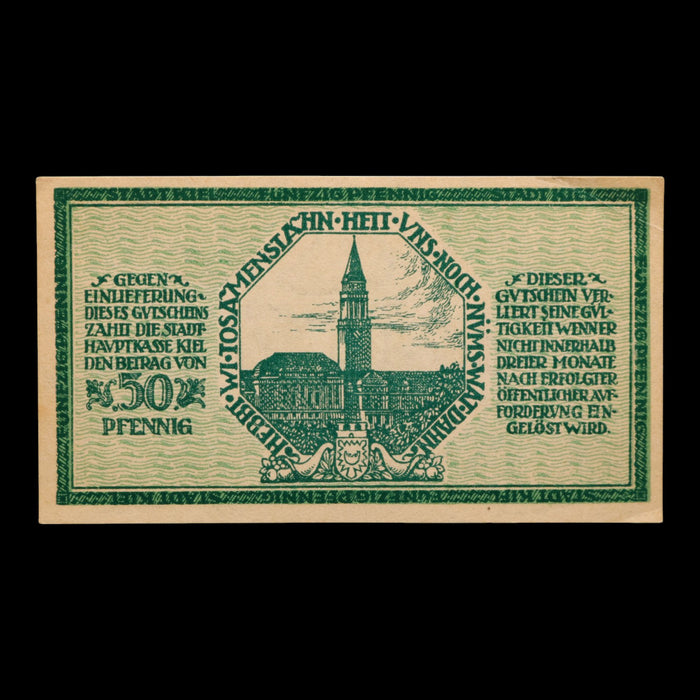 German Empire, City of Kiel, 50 Pfennigs (Notgeld)