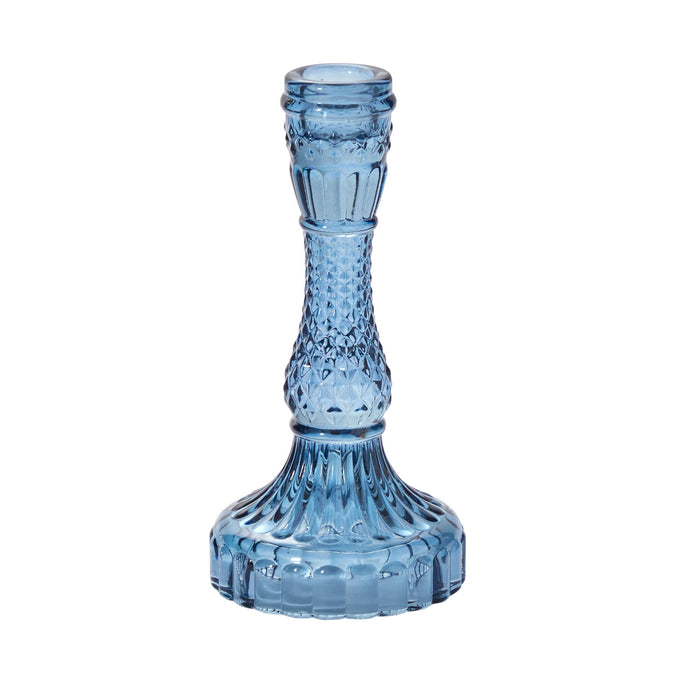 Glass Gillian Taper Candle Holder