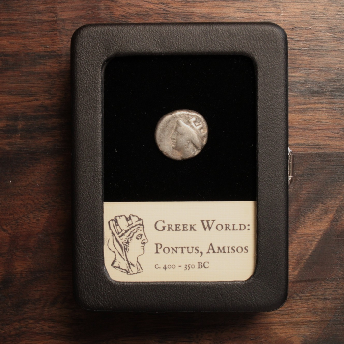 Greek World, Pontus, Amosis, Drachm, Tyche & Owl - 400 – 350 BCE - Asia Minor (Black Sea Region)