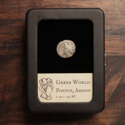 Greek World, Pontus, Amosis, Drachm, Tyche & Owl - 400 – 350 BCE - Asia Minor (Black Sea Region)