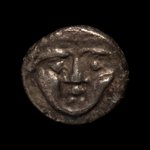 Greek World, Psidia, Selge, Obol, Gorgon (Medusa) & Athena - c. 350 – 300 BCE - Asia Minor (Turkey)