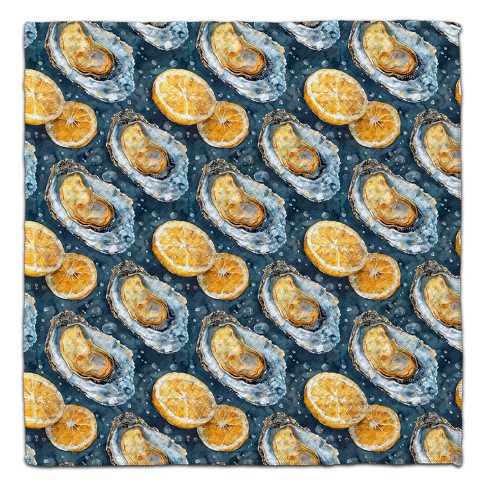 Half Shell Oyster Waffle Weave Washcloth