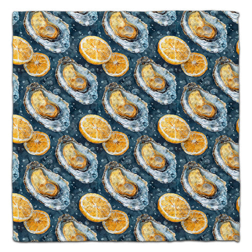 Half Shell Oyster Waffle Weave Washcloth