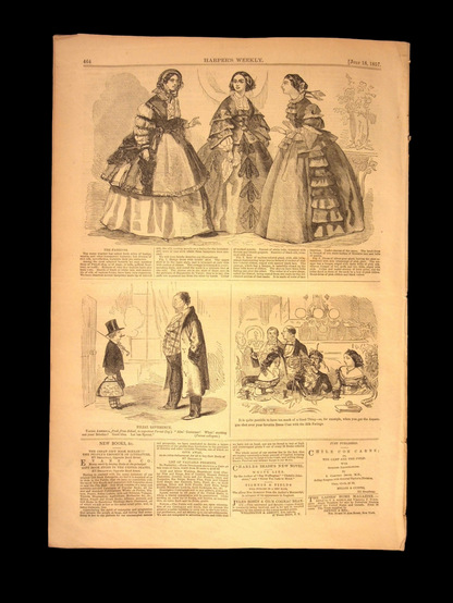 Harper's Weekly: Aquarium Illustrations, Middle Eastern Travel, "The Siamese" — Jul. 18, 1857